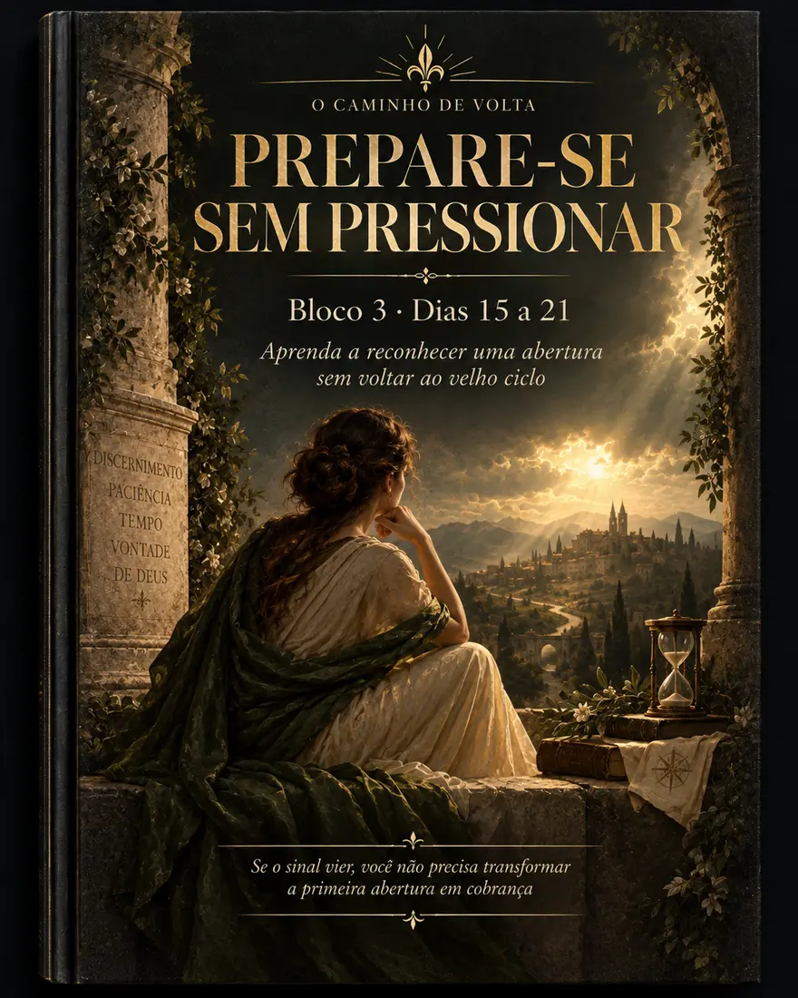 Ciclo 03: PREPARE-SE SEM PRESSIONAR